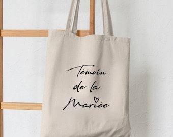Tote Bag "Témoin de la mariée" - EVJF & Mariage