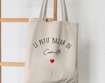 Tote Bag Petit Bazar Personnalisé - Idéal pour Cadeaux !