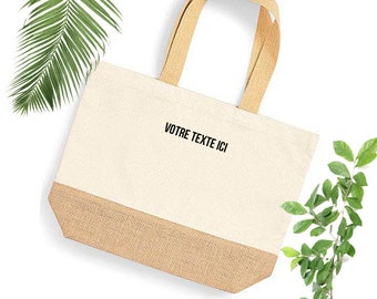 Tote Bag Texte personnalisé