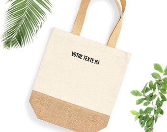 Tote Bag Texte personnalisé