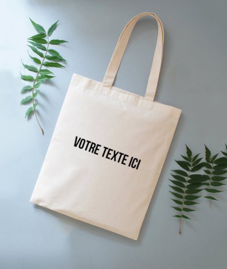 Tote Bag Message personnalisé image 1