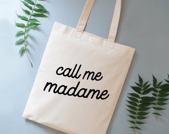 Tote Bag EVJF Call me Madame