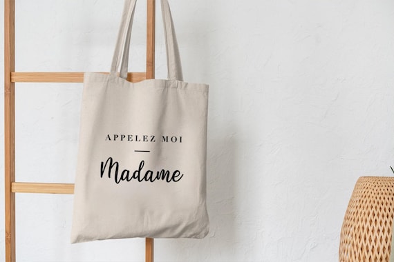 Tote Bag EVJF – “Appelez-moi Madame” – Cadeau Enterrement de Vie de Jeune Fille