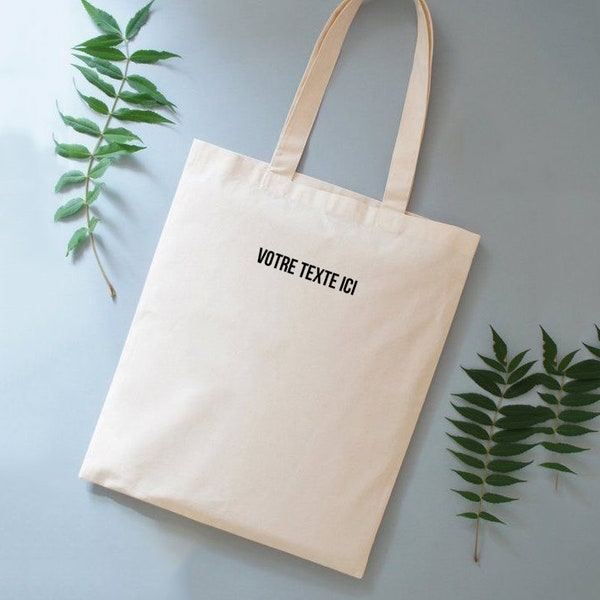 Tote Bag Texte personnalisé