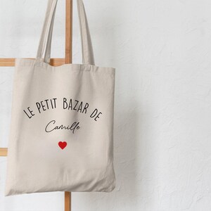 Tote Bag Petit Bazar Personnalisé - Idéal pour Cadeaux !