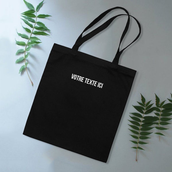 Tote Bag Texte personnalisé