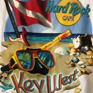 Vintage Graphic Key West Hard Rock Cafe Tshirt