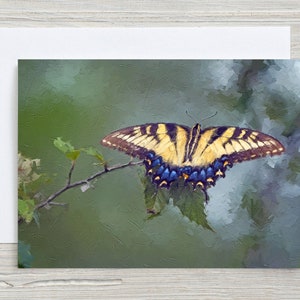 Eastern Tiger Swallowtail, Original Art, 5x7 Note Card with Envelope, Blank Inside