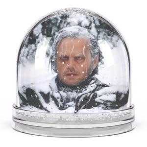 La boule à neige brillante : Jack Torrance dans le labyrinthe - Cadeau film d&#39;horreur