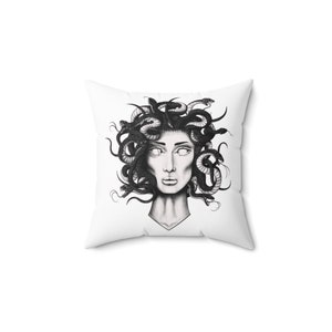 Medusa Spun Polyester Square Pillow