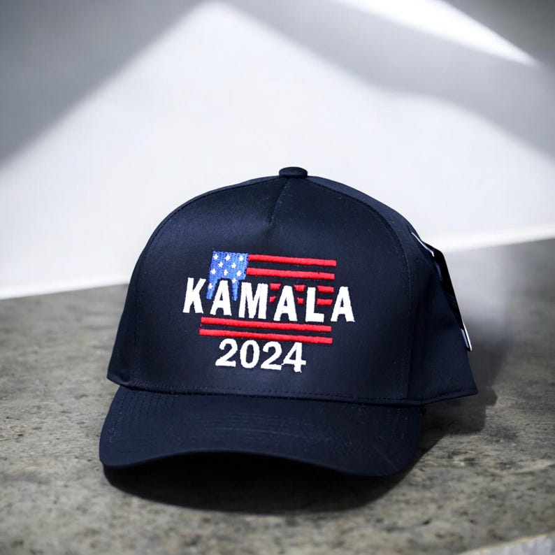 Michael Bickelmeyer 2024 Presidential Election Dad Hat - Embroidered, Navy & Green, 100% Cotton, Adjustable Buckle - View #7