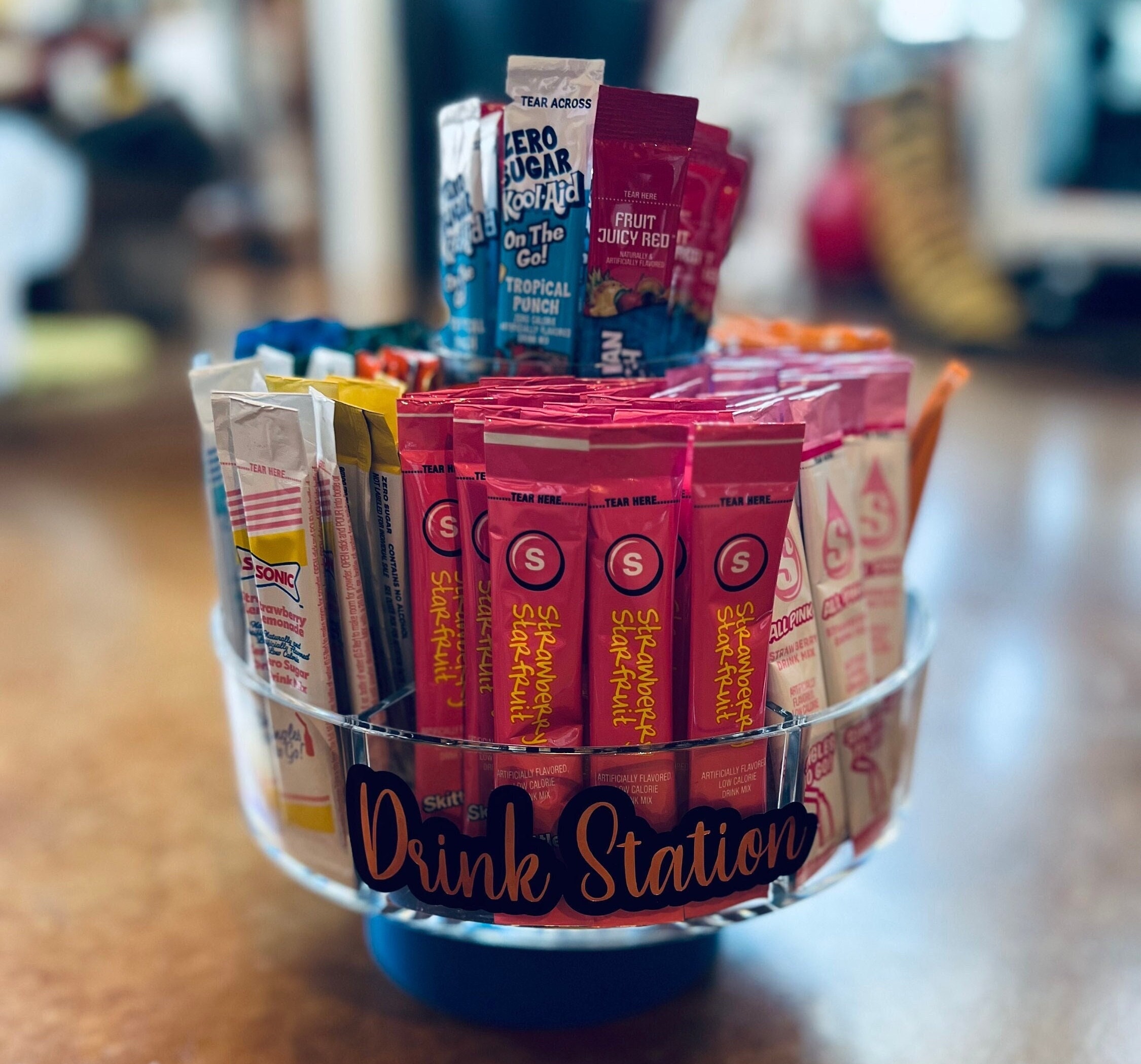 Flavored Water Packet Organizer