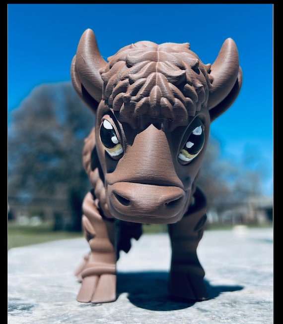 【ラスト１セット】各メーカー×1091×BISONトリプルコラボ 3D Printed Articulated Buffalo Fidget Toy: Toonz Factory - Etsy