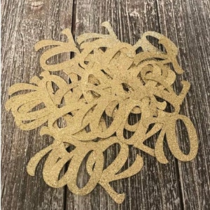 Decoraciones de confeti de mesa con purpurina para fiesta de aniversario de 70 cumpleaños