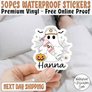 50pcs Trick Or Treatment Respiratory Therapist Halloween Nurse Sticker/Car Magnet, Respiratory Therapist Sticker, RT Sticker, Respiratory