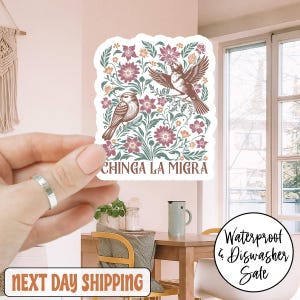 Anti Trump Chinga La Migra Sticker/Car Magnet, Anti Trump Sticker, Immigration Sticker,Anti Deportation Sticker, Anti Republican Sticker