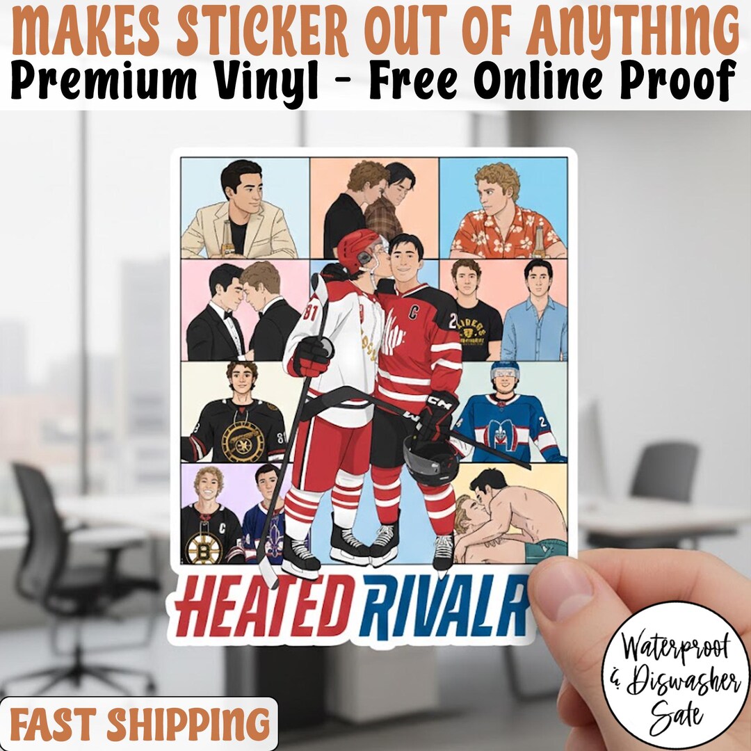 Heated Rivalry Hollanov Sticker/ Car Magnet, Heated Rivalry Sticker ...
