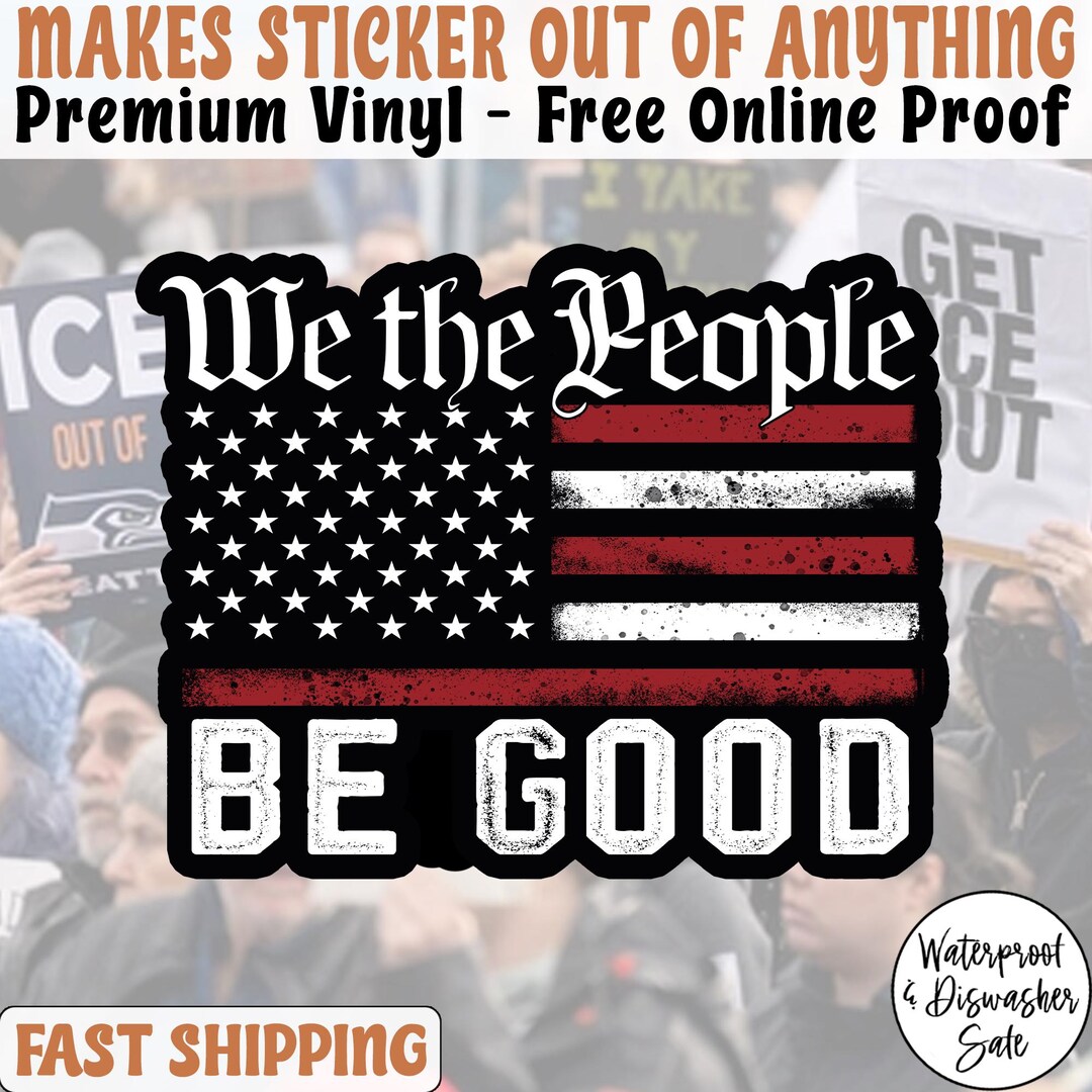 BE GOOD Sticker or Magnet, Abolish ICE - Etsy