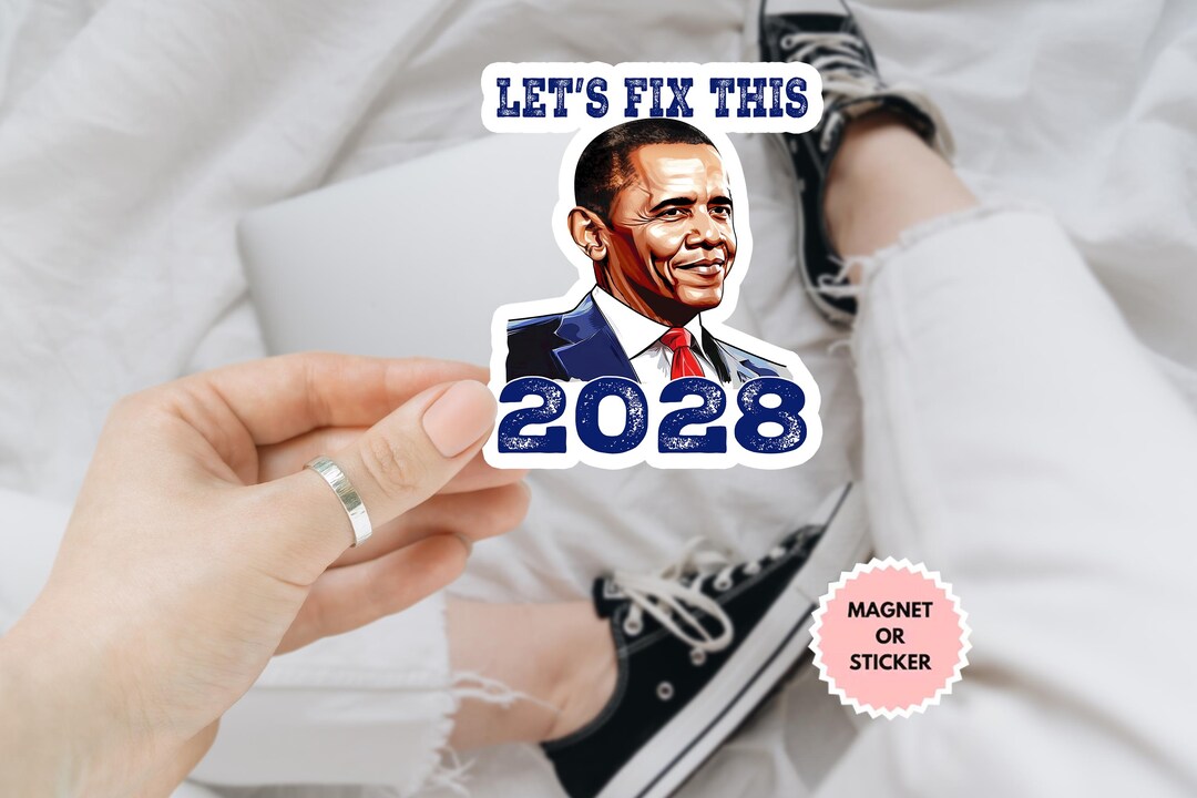 Let's Fix This Obama 2028 Sticker/car Magnet, Obama 2028 Sticker ...