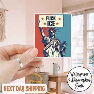 Fck ICE Anti Trump Sticker/Car Magnet, ICE out of LA Sticker, Anti Trump Sticker, Anti Maga Protest Sticker, No Human Is Illegal, Anti Ice