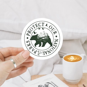 FDT Save National Parks Anti-Trumpf-Aufkleber, Wiederstand-Anti-Trumpf-Aufkleber, nicht mein Präsident, freiheitliche Feministin, Anklage des Präsidenten, Frauenrechte
