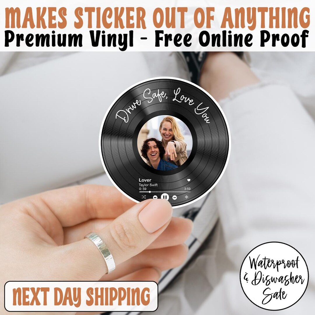 Custom Music Photo Sticker/car Magnet, Custom Music Sticker ...