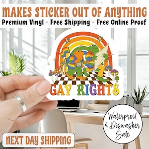 Autocollant/aimant de voiture LGBT arc-en-ciel droits des homosexuels grenouille drôle, autocollant fierté LGBTQ +, autocollant fierté arc-en-ciel, autocollant amour est amour, autocollant fierté gay