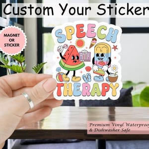 Licensed SLP Certified Silly Goose SLP Squad Sticker/Car Magnet, Speech Language Pathologist Gift Speech Therapist Sticker Graduation Gift