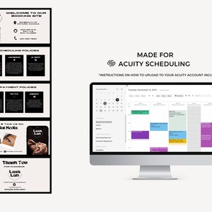 Acuity Template Lash Tech, Acuity Scheduling Template, Acuity Template ...