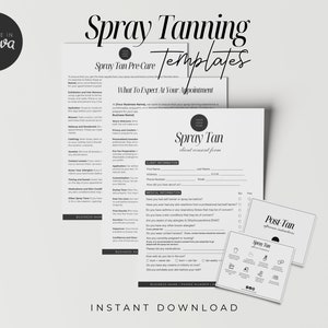 Spray Tanning Consultation Forms, Spray Tan Consent Forms, Spray Tan Business, Spray Tan Aftercare, Esthetician Template, Client Intake Form