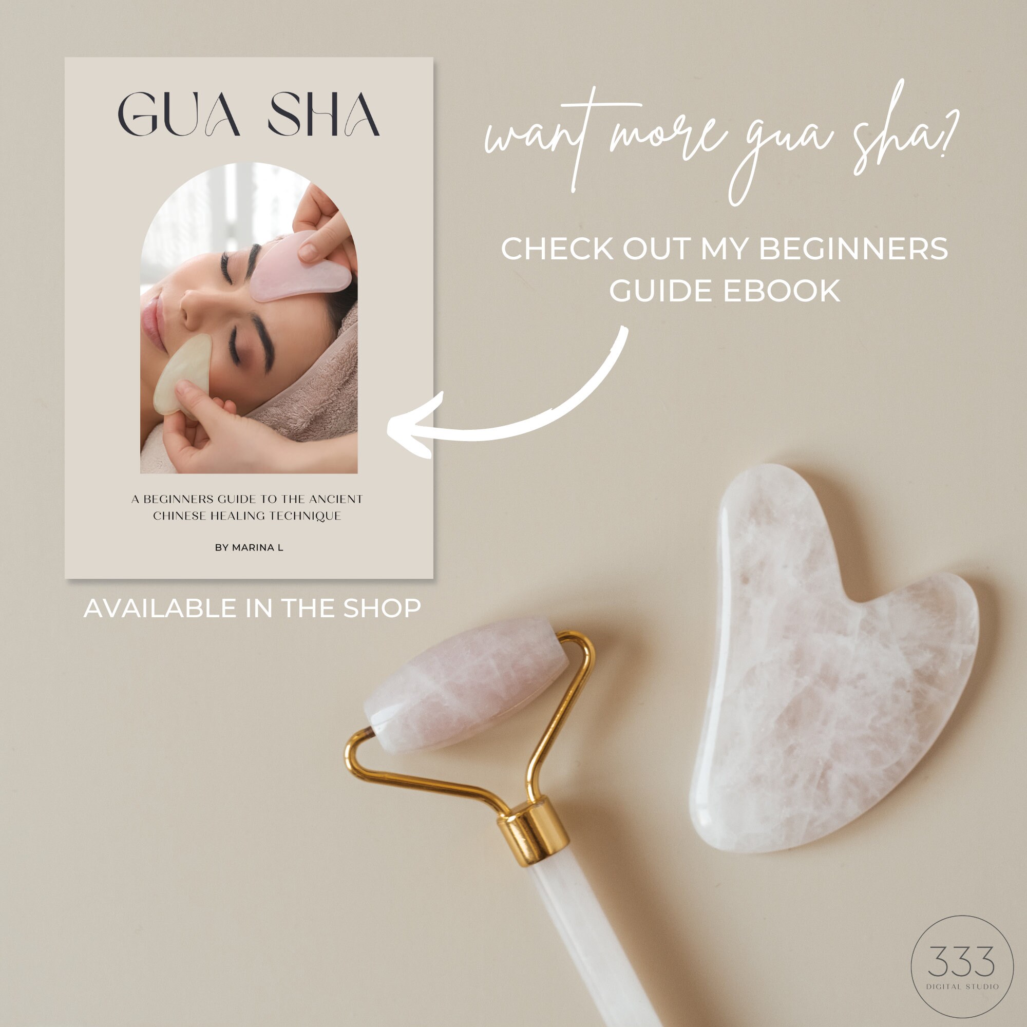 Gua Sha Instructions, Facial Treatment Forms, Client Aftercare Cards, Gua Sha Guide, Esthetician