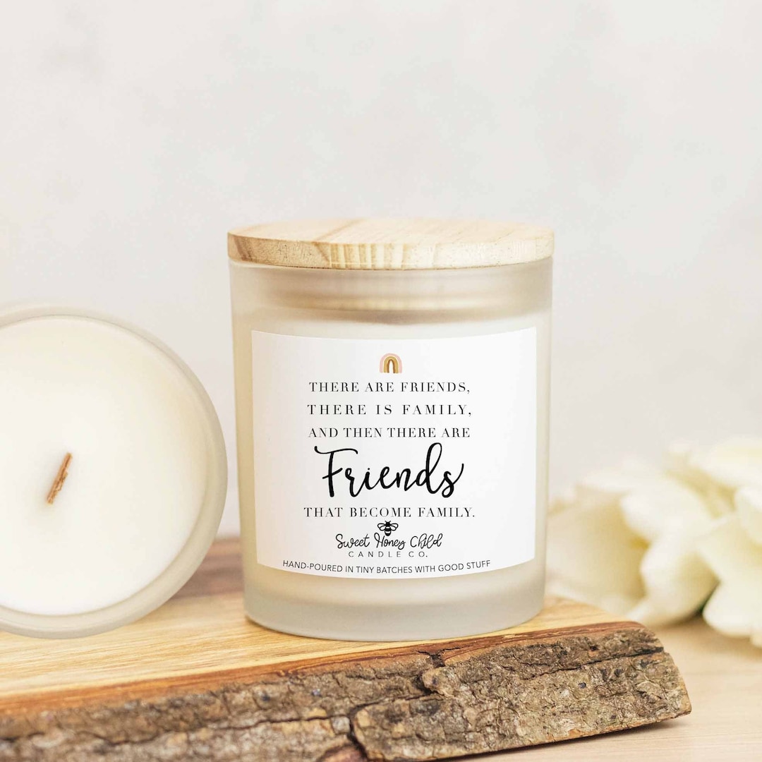 Friendship Candle Best Friends Candle Friend Gift Best Etsy