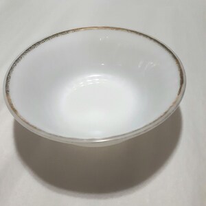 Fire King Gold Trim Serving Bowl