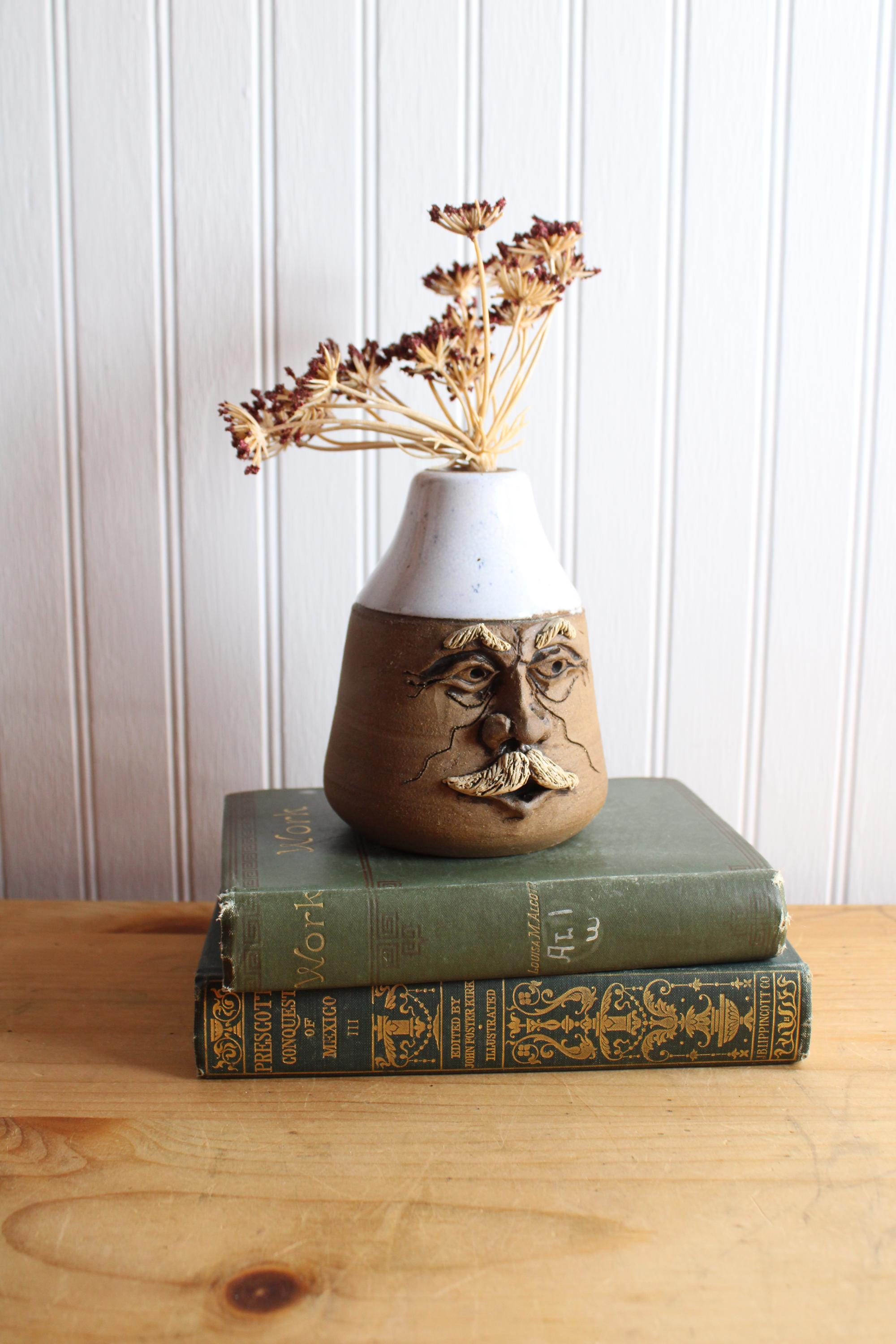 Vintage Face Vase - Etsy