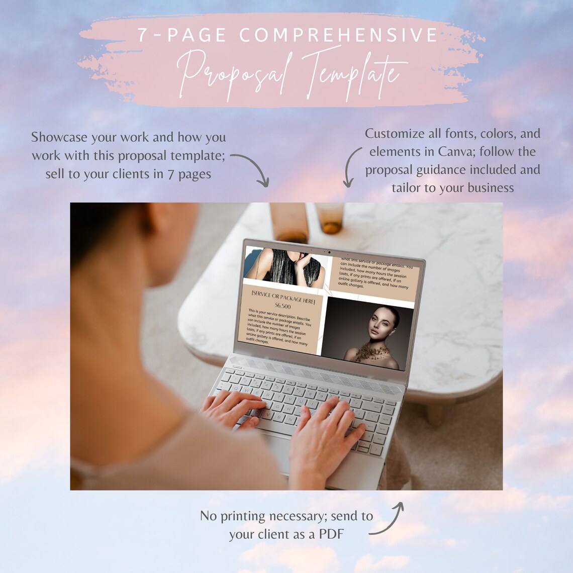 Client Proposal Templateprice Quote Proposal - Etsy