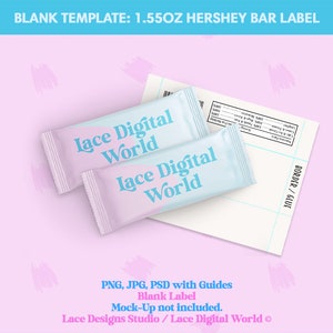 Chocolate Bar Template, Hershey Template, Party Favor Templates, Photoshop Template, Snack Template, Templates, Candy Bar Template