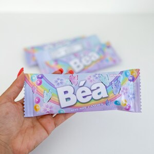 Skittles Template, Rainbow Candy Template, Party Favor Templates ...