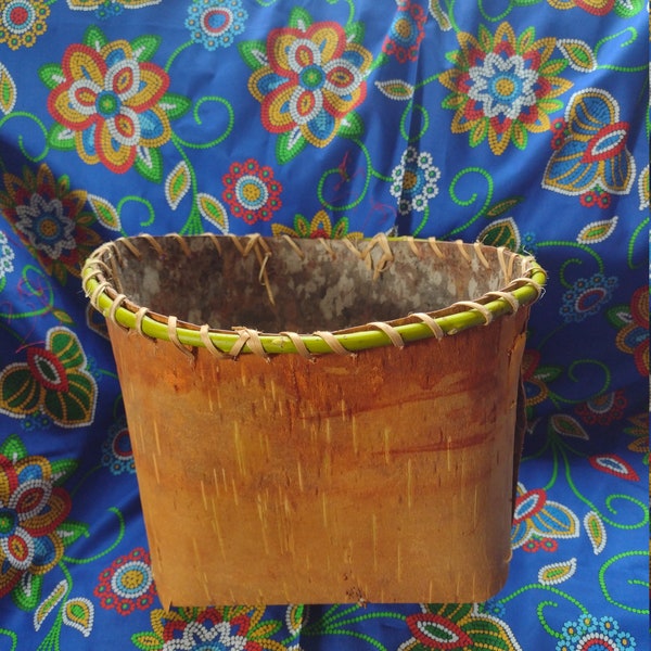 Traditional Native Birch Bark Basket (medium)