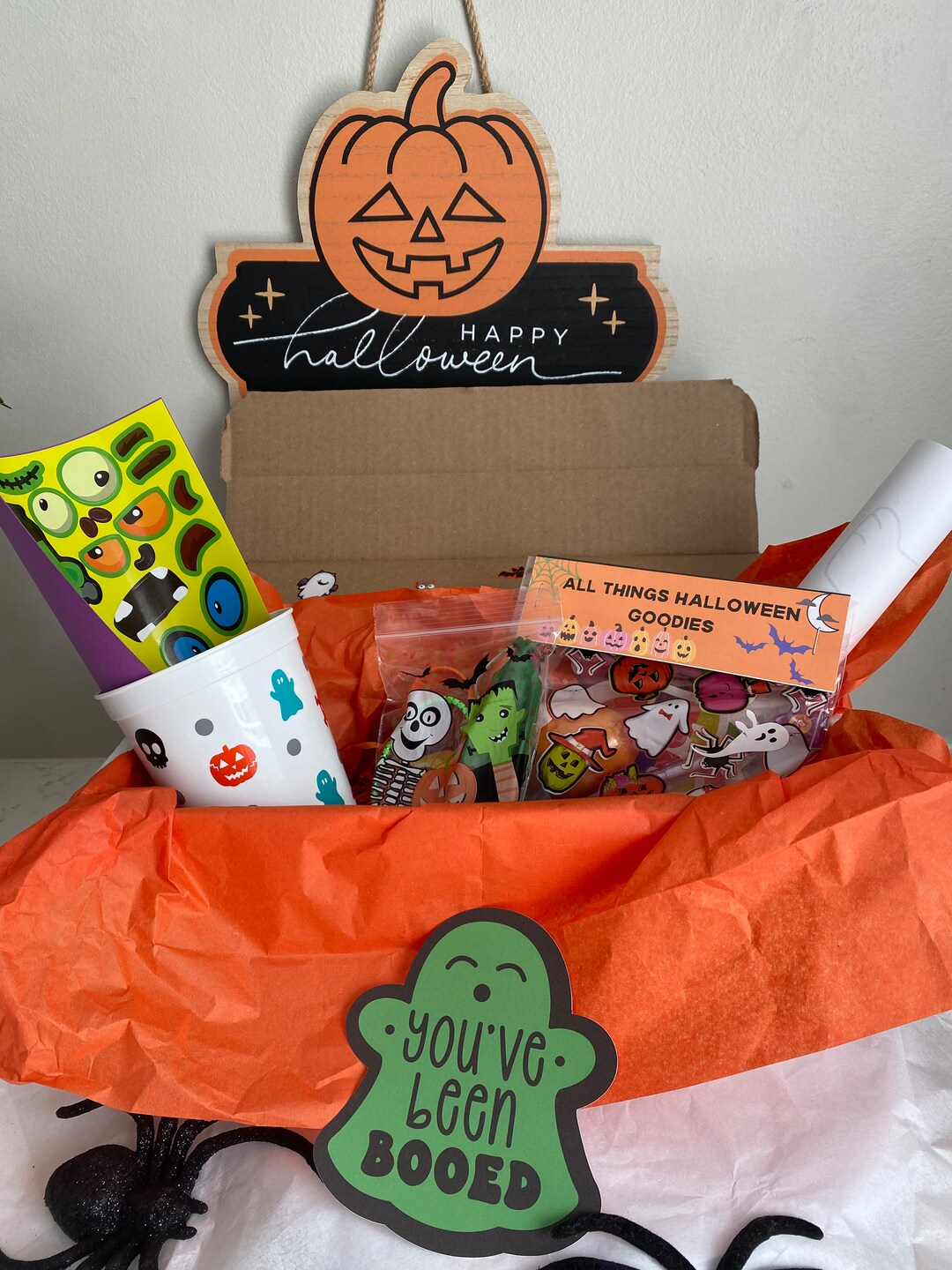 Boo Box Mini Boo Box Kids Halloween Halloween Boo Box Halloween Gift Etsy