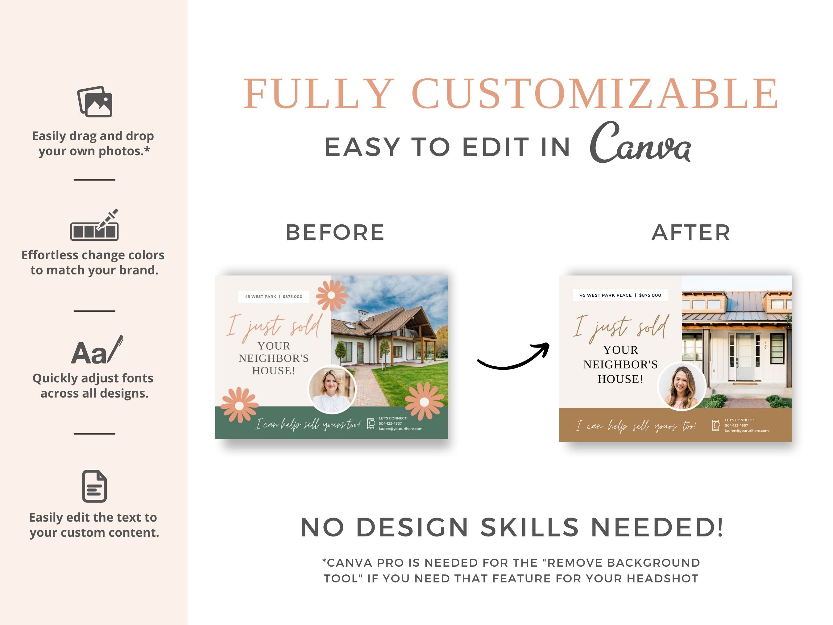 Spring Real Estate Postcard, Spring Real Estate Marketing, Spring ...