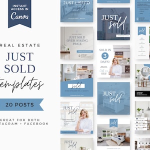 Just Sold Template, Real Estate Agent Template, Real Estate Marketing, Realtor Social Media, Real Estate Just Sold, Just Sold Instagram Post