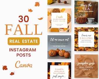 30 Fall Realtor Instagram Posts, Autumn Posts, Real Estate Posts ...