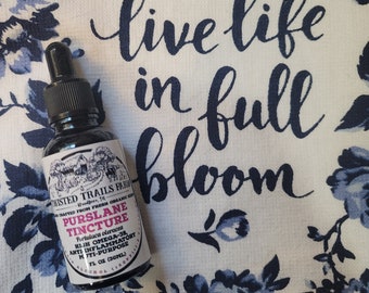 Organic Purslane Tincture | Herbal Supplement | Herbal Apothecary: Omega-3, Anti-Inflammatory, General Health