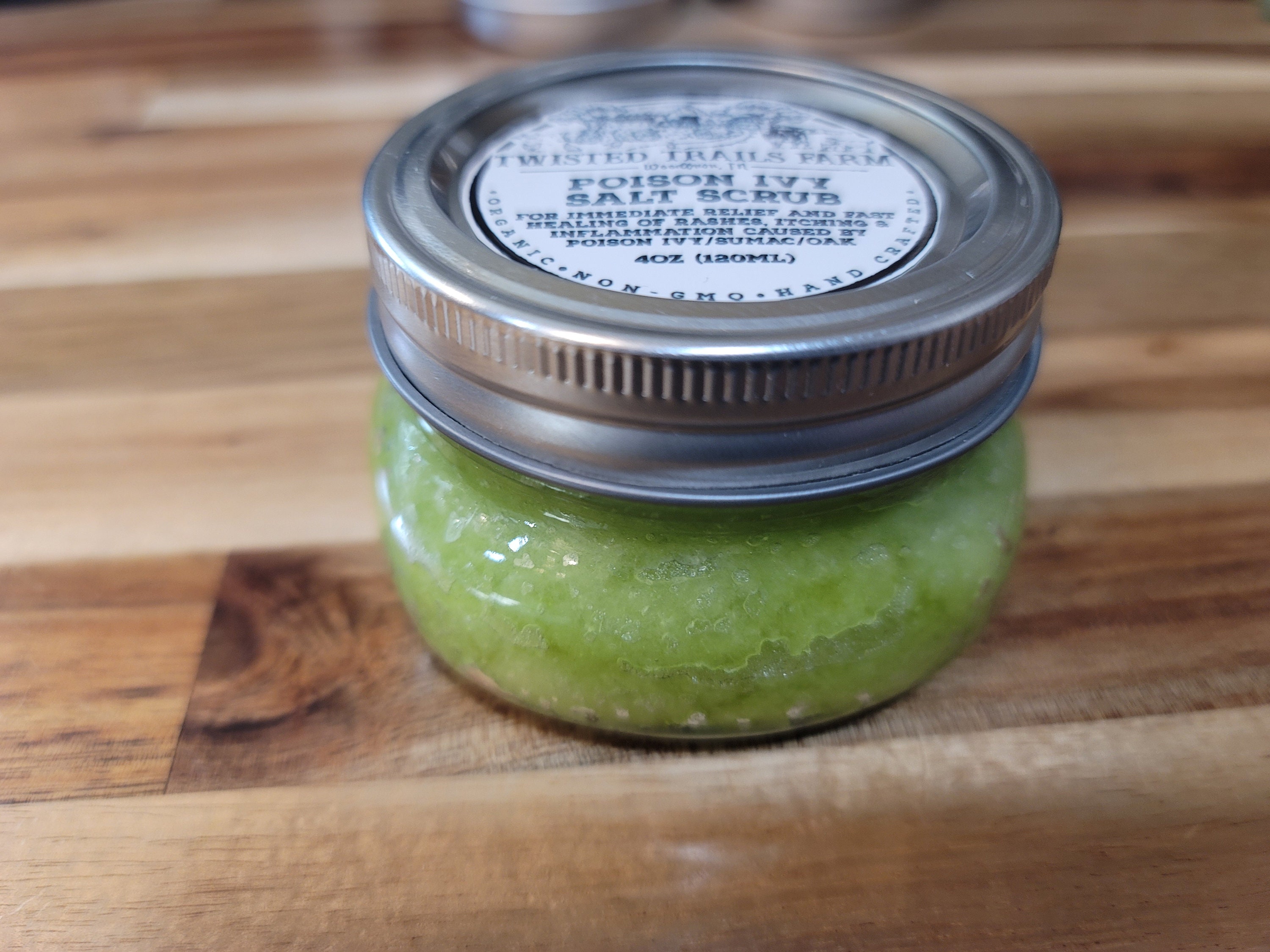 Poison Ivy Herbal Salt Scrub | for Immediate Relief of Rashes Caused by ...