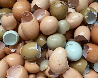 8oz Organic Crushed & Baked Egg Shells | Calcium Source For Gardening and Livestock
