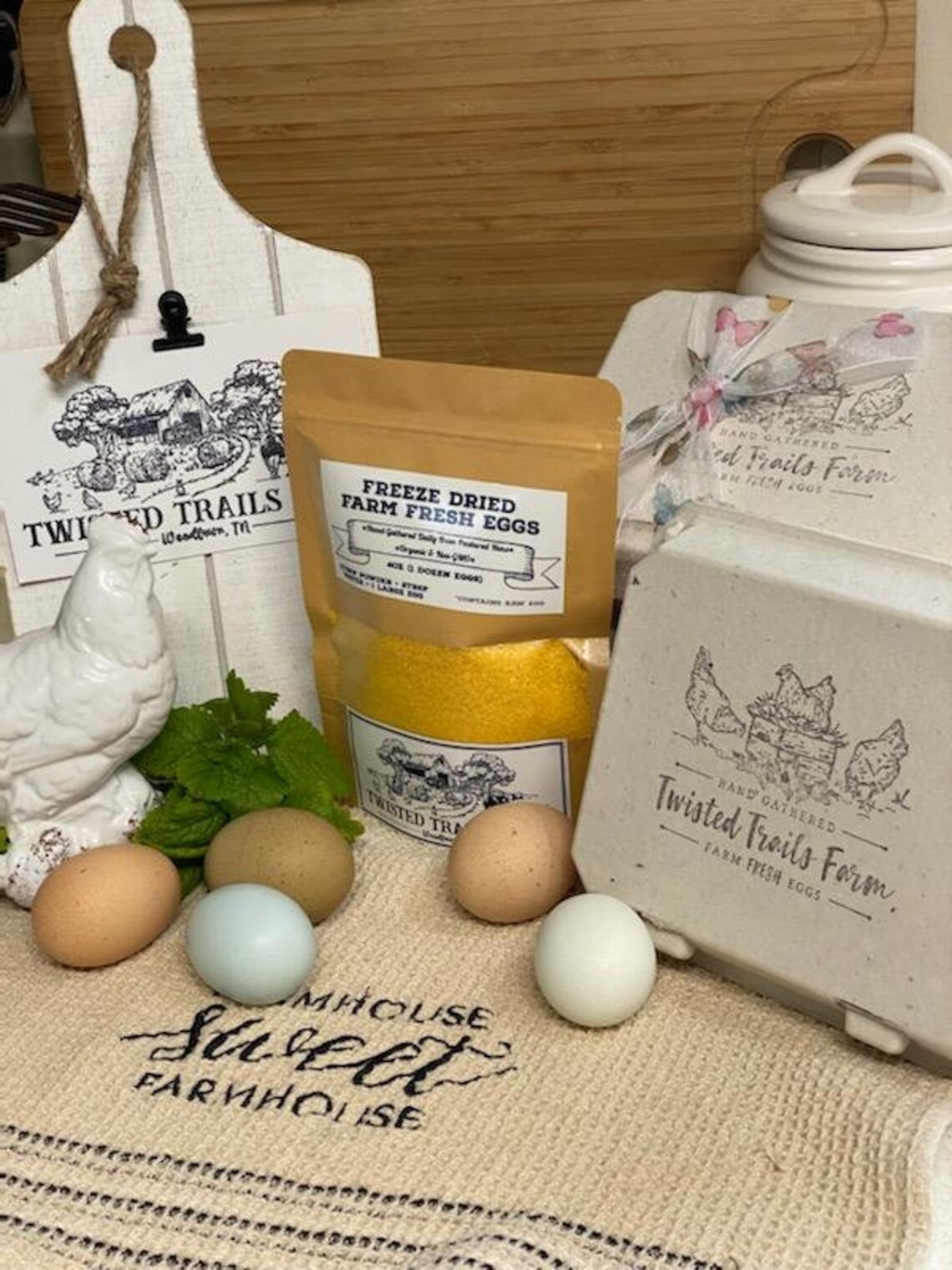 8oz Organic Crushed & Baked Egg Shells Calcium Source for Gardening and