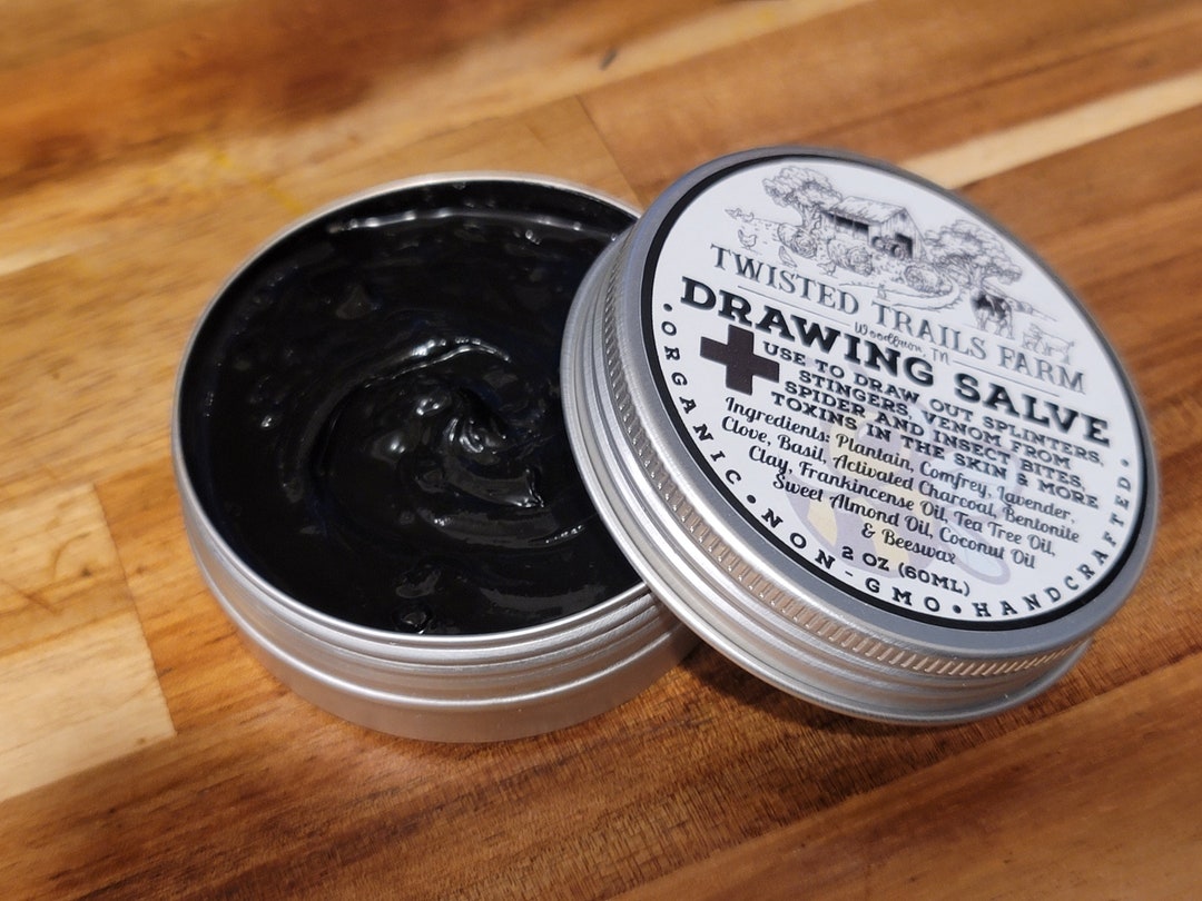 Organic Black Drawing Salve Herbal Apothecary Etsy