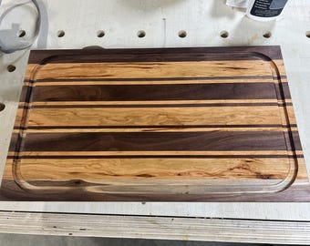 18x10 Cherry & Walnut Cutting Board