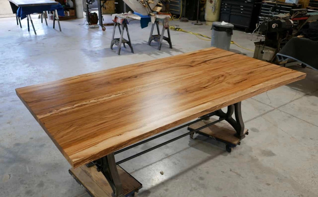 Live Edge Pecan Table Etsy