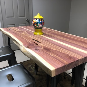 Live Edge Cedar Table